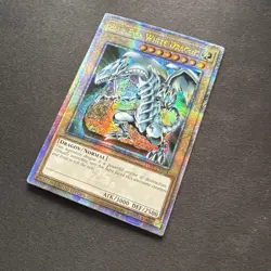 Blue-Eyes White Dragon (Quarter Century Secret Rare) LC01-EN004 Yugioh TCG NM - Image 3
