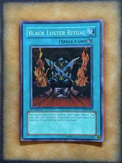Yugioh Black Luster Ritual SYE-025 Super Rare 1st Ed MP - Image 1