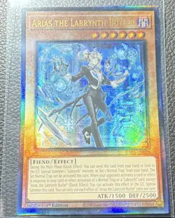Yu-Gi-Oh Arias the Labrynth Butler 1st Edition Textured Holo Rarity Collection 5 - Image 1
