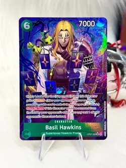 Basil Hawkins (Alt Art) OP07-029 English 500 Years in Future One Piece CCG NM/M - Image 1