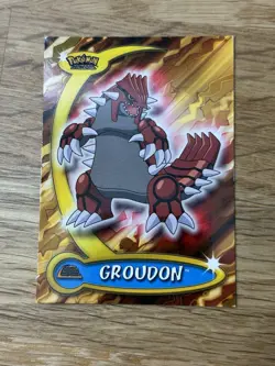 Groudon #33 Pokemon Topps Advanced Challenge 2004 LP - Image 1