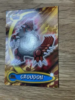 Groudon #33 Pokemon Topps Advanced Challenge 2004 LP - Image 2