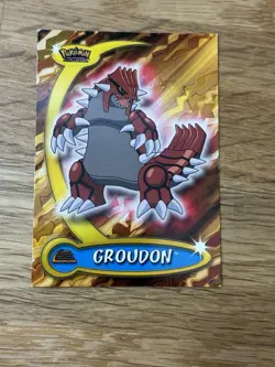 Groudon #33 Pokemon Topps Advanced Challenge 2004 LP - Image 5