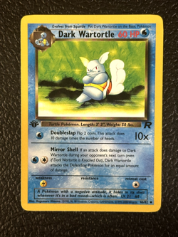 Dark Wartortle 1st Edition #46/82 Team Rocket NM/Near Mint Pokemon 2000 - Image 1