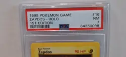 Pokemon -Zapdos- Holo 1st First Edition SHADOWLESS #16/102 - Base Set - PSA 7 - Image 3