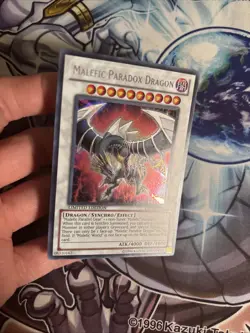 (SRH) Yugioh Malefic Paradox Dragon YMP1-EN007 Secret Rare Limited Edition VLP - Image 3