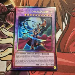 Yugioh! Lunalicht Lowentanzerin Ultimate Rare - RA04-DE053 1. Auflage - Deutsch - Image 1