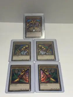 Yugioh - Exodia The Fobidden One Complete Set YGLD Unlimited Ultra Rare - Image 1