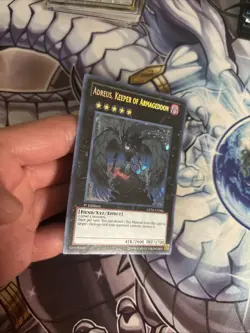 (SRH) Yugioh Adreus, Keeper Of Armageddon GENF-EN086 Secret Rare 1st Ed VLP - Image 5