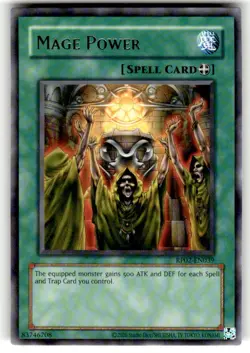 Mage Power RP02-EN039 Retro Pack 2 Unlimited Edition Rare NM Yugioh - Image 1
