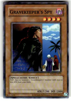 Gravekeeper's Spy RP02-EN075 Retro Pack 2 Unlimited Edition NM Common Yugioh - Image 1
