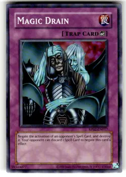 Magic Drain RP02-EN017 Retro Pack 2 Unlimited Edition NM Yugioh Common - Image 1