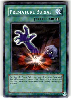 Premature Burial RP02-EN012 Retro Pack 2-Unlimited Edition NM Common YUgioh Comm - Image 1