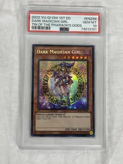 Dark Magician Girl Yugioh 2022 MP22-EN268 Secret Rare 1st Edition PSA 10 - Image 1
