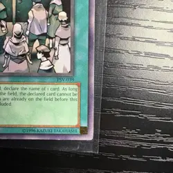 Prohibition Rare 1st Edition Yu-Gi-Oh! Pharoah’s Servant PSV-039 LP - Image 5