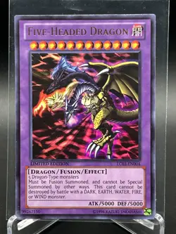 Yugioh TCG Five-Headed Dragon LC03-EN004 Legendary Collection Limited Edition NM - Image 1