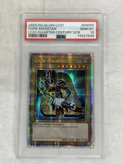 PSA 10 Dark Magician LC01-EN005 25th Quarter Century Secret Rare Yugioh - Image 1