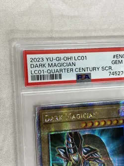 PSA 10 Dark Magician LC01-EN005 25th Quarter Century Secret Rare Yugioh - Image 2