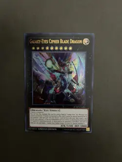 Galaxy-Eyes Cipher Blade Dragon - Ultra Rare - JUMP-EN081 - NM - YUGIOH - Image 1