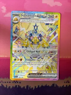 Pokemon Card Galvantula Ex Stellar Crown Special Illustration Rare 168/142 NM - Image 1
