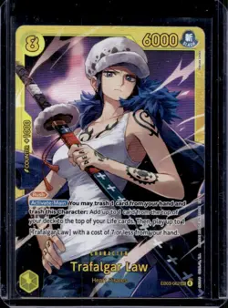 2026 One Piece Heroines Edition Trafalgar Law Secret Rare #EB03-062 - Image 1