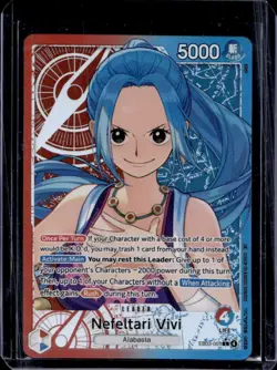 2026 One Piece Heroines Edition Nefeltari Vivi Leader Alternate Art #EB03-001 - Image 1