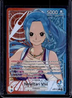 2026 One Piece Heroines Edition Nefeltari Vivi Leader Alternate Art #EB03-001 - Image 1