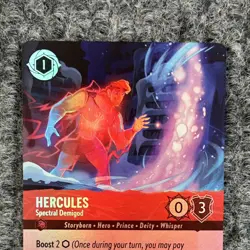 Disney Lorcana Winterspell Hercules Spectral Demigod 214/204 Epic Holo NM - Image 5