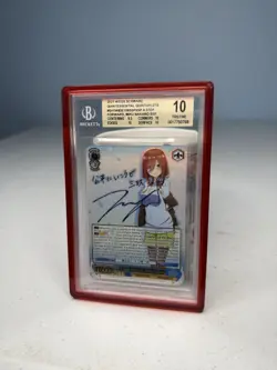 Weiss Schwarz A Step Forward Miku Nakano SSP English Graded Beckett BGS 10 - Image 2