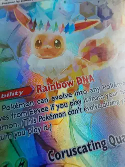 DIY Pokemon TCG Eevee Ex Prismatic Evolutions #167 English (Read Description) - Image 2