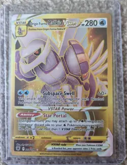 Origin Forme Palkia VSTAR Astral Radiance Secret Rare Pokemon Card 208/189 - Image 1