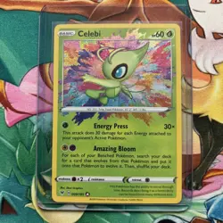 Celebi Holo Pokemon TCG Card 009/185 Vivid Voltage Amazing Rare NM/M Condition - Image 1