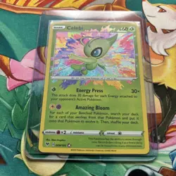 Celebi Holo Pokemon TCG Card 009/185 Vivid Voltage Amazing Rare NM/M Condition - Image 2