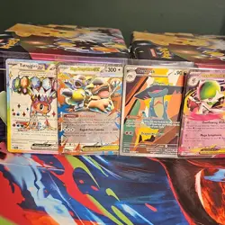 Pokemon TCG lot 9 cards holo Full Art IR EX Tera NM - LP - Image 2