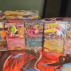 Pokemon TCG lot 9 cards holo Full Art IR EX Tera NM - LP - Image 3