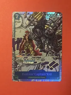 One Piece Card Game Eustass Captain Kid ST02-013 SR Super Rare Foil NM English - Image 1