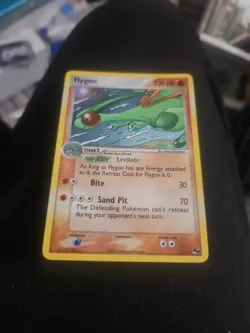 Flygon 3/17 Pop Series 4 Holo Rare Pokemon Card - Image 1