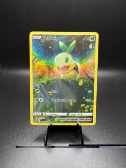 Pokemon TCG Turtwig Crown Zenith: Galarian Gallery Holo Holo Rare Card GG31/GG70 - Image 1