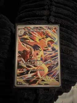 Pokemon TCG Destined Rivals Ethan's Typhlosion Card 190/182 - Image 1