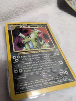 Tyranitar Pokemon Card Neo Discovery Deck #12 - Image 3