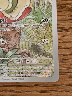 Pokemon TCG Flapple Illustration Rare Holo Card 210/191 Sv08: Surging Sparks - Image 5