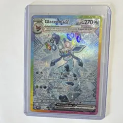 Pokemon Glaceon ex 150/165 151 Special Illustration Rare Full Art Holo EX Card - Image 1