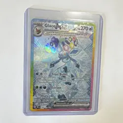 Pokemon Glaceon ex 150/165 151 Special Illustration Rare Full Art Holo EX Card - Image 2