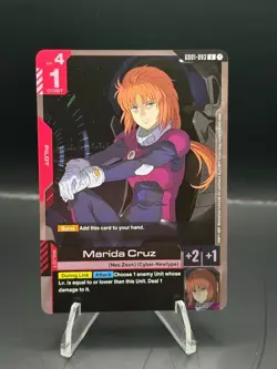 Gundam Card Game Marida Cruz GD01-093 R Newtype Rising - Image 1
