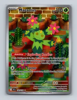 Maractus 160 2025 Pokemon Journey Together Illustration Rare Card NM+ (a) - Image 1