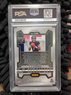 CJ Stroud 2023 Prizm Disco RC PSA 10 #339 Texans Rookie GEM MINT 🔥 - Image 2