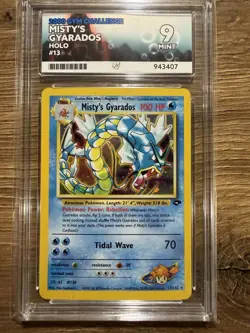 Misty’s Gyarados 13/132 Gym Challenge 2000 Rare Holo Pokemon TCG Card MINT ACE 9 - Image 1