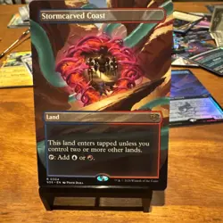 Stormcarved Coast (Borderless) Secrets of Strixhaven Regular - Image 1