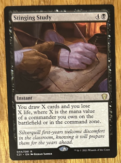 MTG Commander 2021, Stinging Study - Image 1