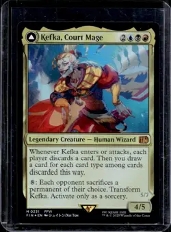 2025 Magic MTG Final Fantasy Kefka Court Mage Ruler of Ruin Foil Rare #0231 - Image 1